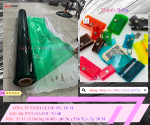 Màng Nhựa Pvc Màu Xanh Lá Cây.png