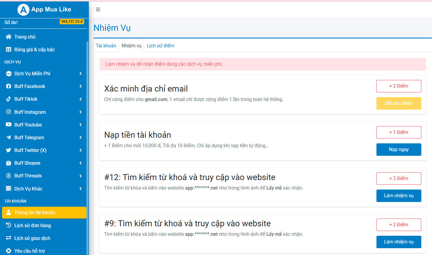 Trải nghiệm dịch vụ Like Faceook miễn phí, an toàn Trải nghiệm dịch vụ Like Faceook miễn phí, an toàn