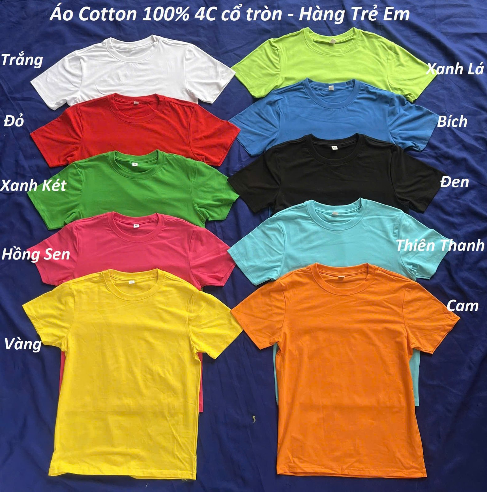áo cotton 100 cổ tròn size trẻ em.jpg