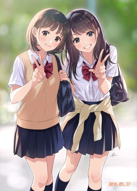 Kết quả hình ảnh cho anime girl đi học